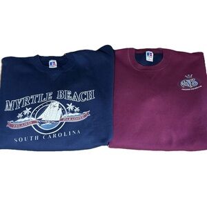 Vintage Russell Athletic Myrtle Beach SC Crewneck Sweatshirt 50-50